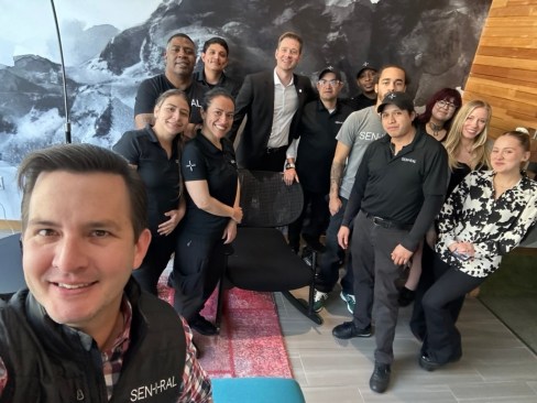 Todd Butler and the team at Sentral Union Station in Denver in March.
