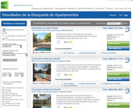 Spanish-translated Web Site