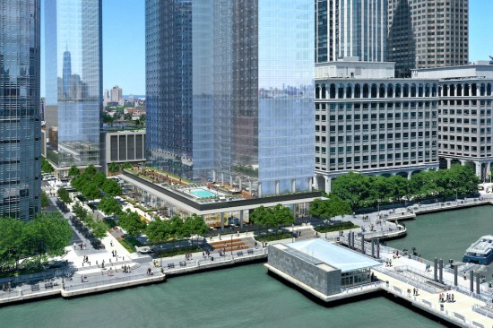 Once complete, 50 and 55 Hudson will feature nearly 2,000 new apartments.