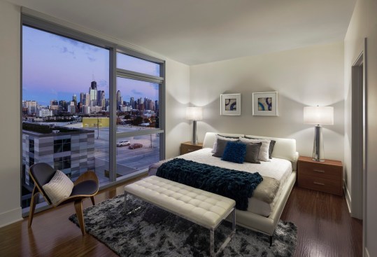 Units range from 590-square-foot studios for $1,770 a month to 1,315-square-foot two-bedrooms at $3,984.