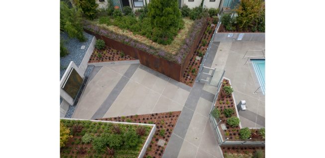 ASLA 2017 Honor Award, Residential Design Category. Northpoint Apartments by JETT Landscape Architecture + Design Inc.