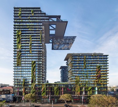 One Central Park is part of a $1.76 billion plan for a sustainable community in downtown Sydney, Australia. Image courtesy of Frasers Property Australia and Sekisui House Australia