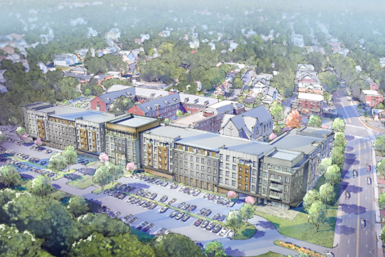 One Park Road in West Hartford, Conn., designed by Amenta Emma Architects will update and add to a convent, chapel, and administrative buildings.