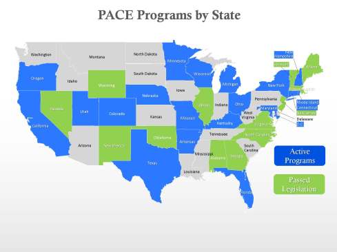 32 states now allow PACE financing and 16 states have active programs.