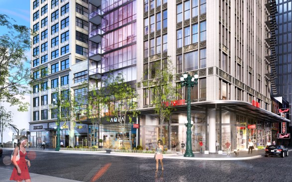 A rendering of the State Street redevelopment project.