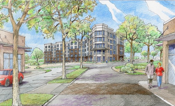 At the Scott Boulevard project in Atlanta, the developer originally sought a mixture of market-rate housing and retail but added affordable housing as part of the municipal rezoning requirements for the project.