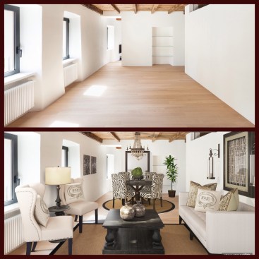 RoOomy's virtual staging app enables prospective renters to see how their furniture will look in a given space.