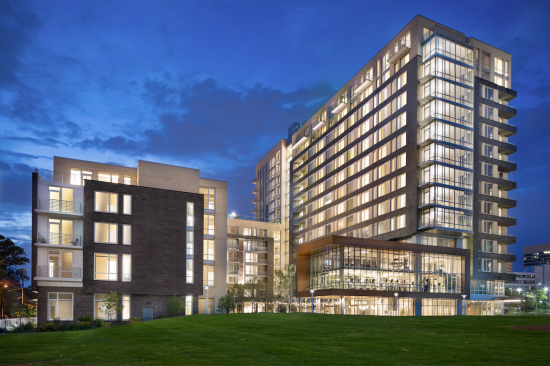The Pearl, a 284-unit property in Silver Spring, Md., is the first Fitwel certified multifamily building.