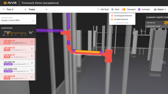 A new generation of software programs, such as Avvir, are used in the design and development process to illuminate potentially costly mistakes before the build takes place.