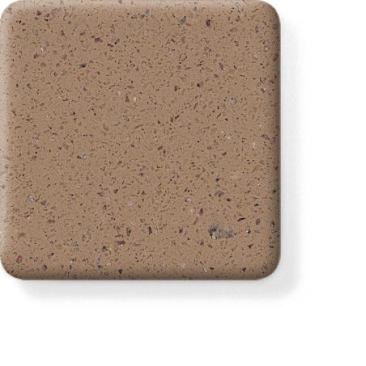 Surface Tension Two types of low-maintenance and heat-resistant DuPont surfaces can be found throughout the home. Baths and the outdoor grill feature Corian (shown) in colors from Martha Stewart Living Countertops. The kitchen and laundry display the 25 percent recycled content quartz Zodiaq from the Terra Collection. www.dupont.com.