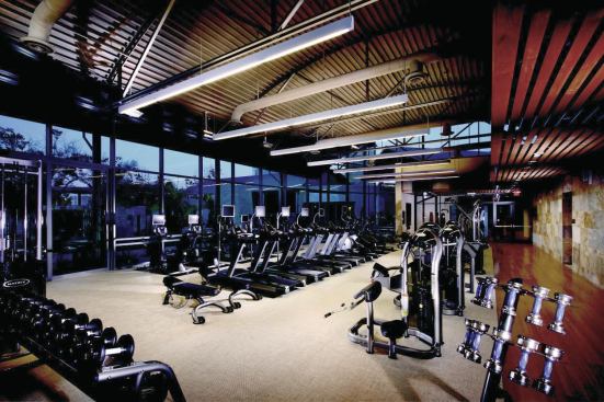 The fitness center at Lennar’s Astoria at Central Park West 

in Irvine, Calif.