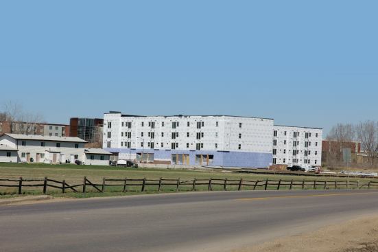 A 74-unit project is being built on the Williston State College campus to serve school employees, State Highway Patrol officers, and health-care workers. 