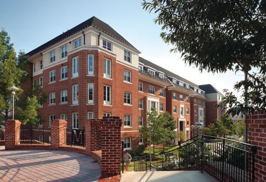 CAPSTONE AND UMD: Capstone’s South Campus Commons, a 370-bed development built in partnership with the University of Maryland.
