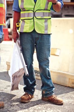 An on-site manager carries a book of all the project specs to make sure things get done right the first time.