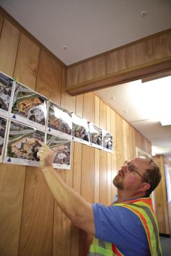  Born describes Summit’s monthly progress using aerial photos taken over the jobsite.