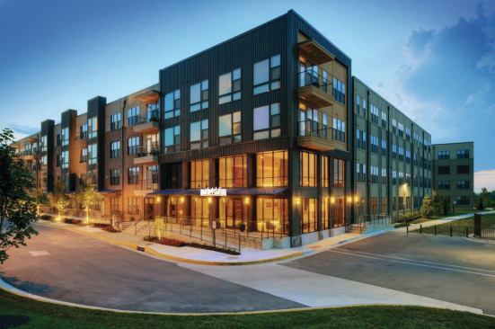 MAA’s 323-unit Market ­Station apartments in downtown 

Kansas City, Mo.