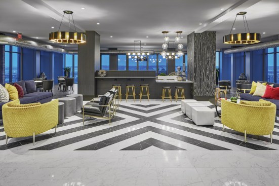 The sky lounge can be rented for private events, bringing in additional revenue.