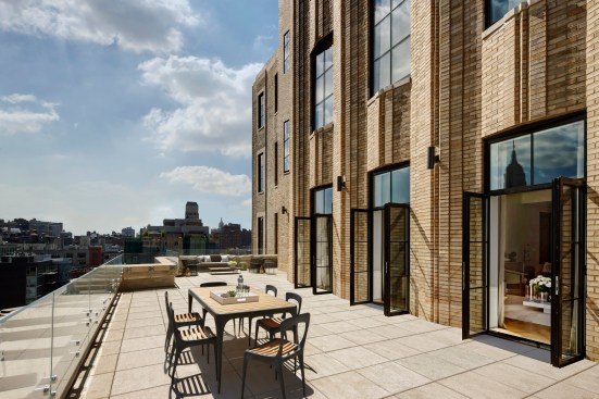 The architects equipped half of the building's units with generous terraces, made possible by the Walker's setbacks.