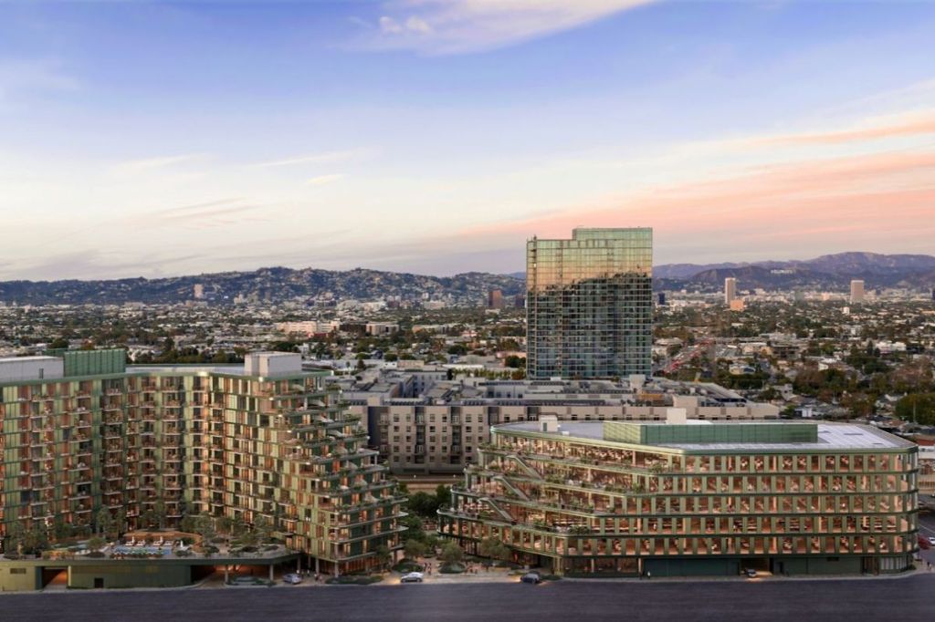 A rendering of Habitat Residences in Los Angeles.