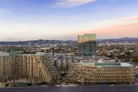 A rendering of Habitat Residences in Los Angeles.