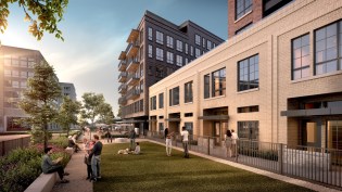 The Juniper is a seven-story mixed-use development by Larkspur in Dallas’ historic Deep Ellum neighborhood. The 233-unit community features street-level retail, live/work spaces, a third-floor amenity deck with skyline views, and walk-up townhomes along a shared park. The development is designed for future modifications as the city considers broader redevelopment that will create a more cohesive area.
